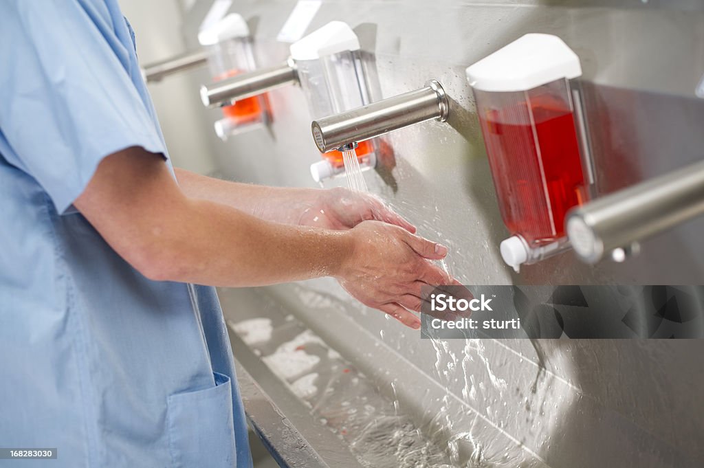 medical Lavado de manos - Foto de stock de Estafilococo áureo resistente a los antibióticos libre de derechos