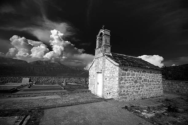 istock BW Landscape with Church 168301386