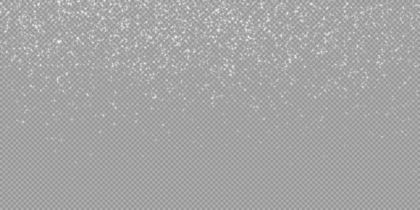 stockillustraties, clipart, cartoons en iconen met vector heavy snowfall, snowflakes in different shapes and forms. snow flakes, snow background. falling christmas - sneeuw