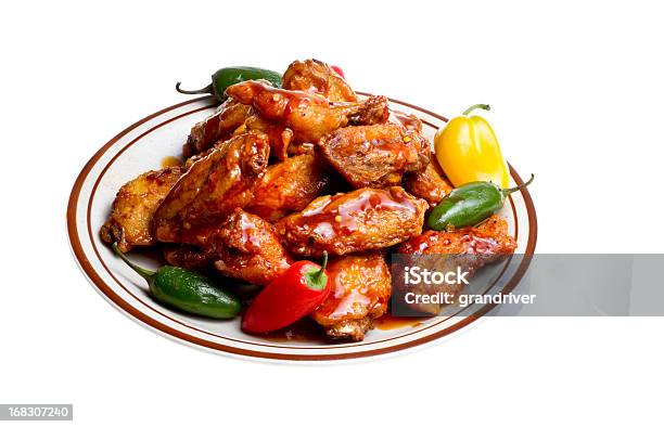 Asas De Chicken - Fotografias de stock e mais imagens de Asa de Frango - Asa de Frango, Alimentação Não-saudável, Alimento Básico