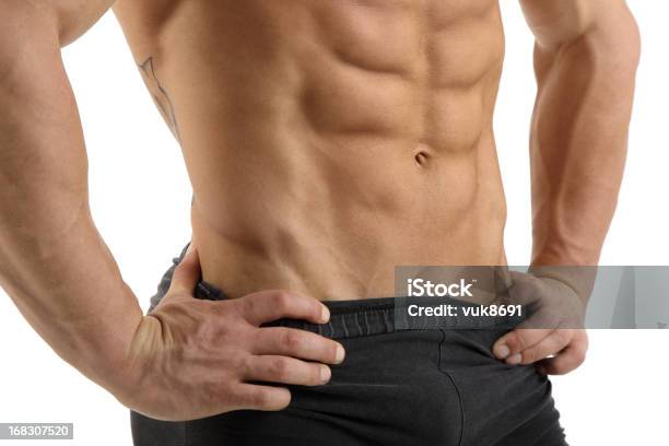 Abs Perfeito - Fotografias de stock e mais imagens de Questão Sexual - Questão Sexual, Desportista, Desporto