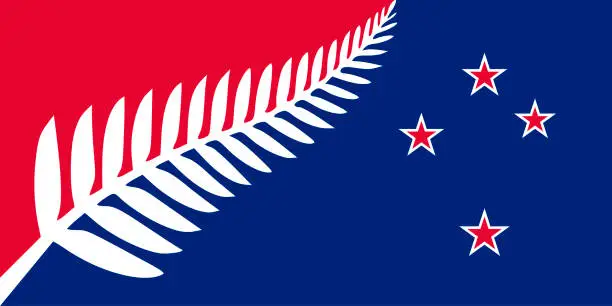 Vector illustration of Kyle Lockwood's New Zealand Flag