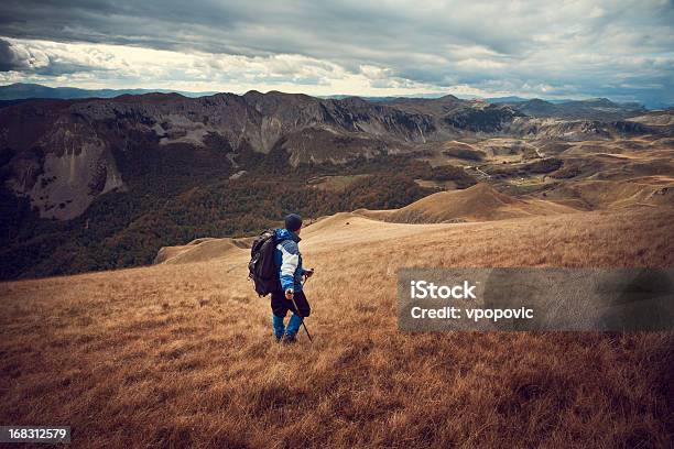 Foto de Descendo Uma Encosta Da Montanha e mais fotos de stock de 20 Anos - 20 Anos, 30 Anos, Adulto