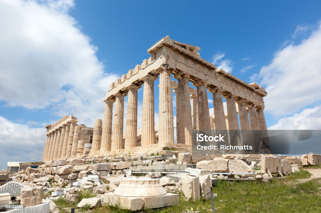 Griechenland. Parthenon ohne Scaffolds. - Lizenzfrei Parthenon Stock-Foto