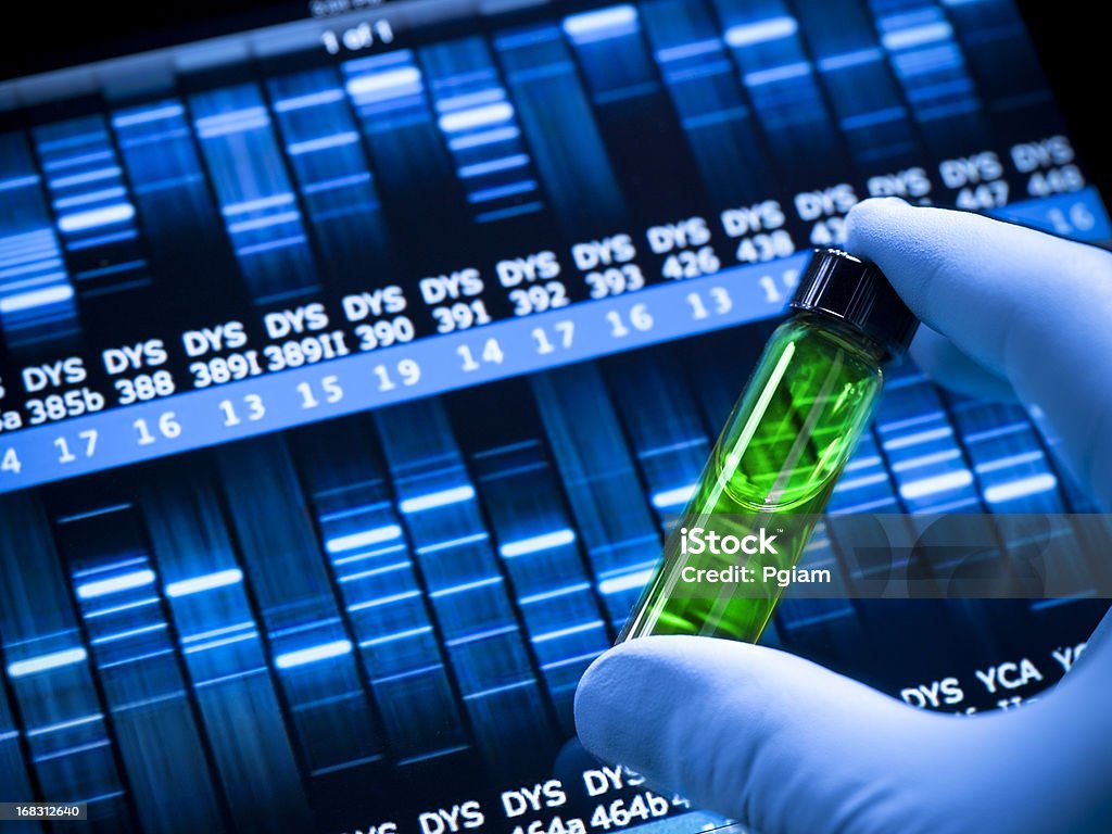 유전자 DNA 연구 실험실 - 로열티 프리 공학 스톡 사진