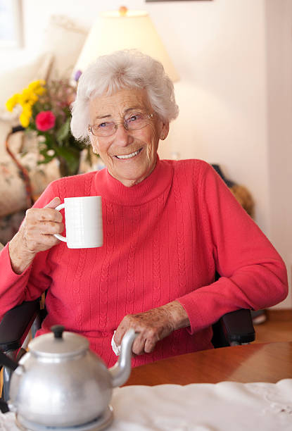 istock Beautiful Senior in Wheelchair 168314049