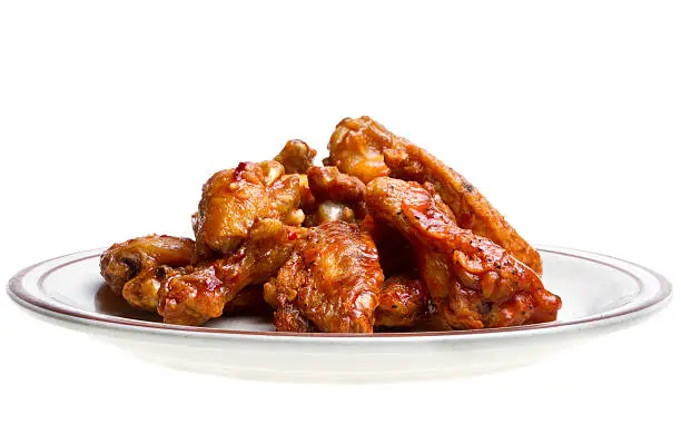 Photo of Chicken Wings Isolated on White