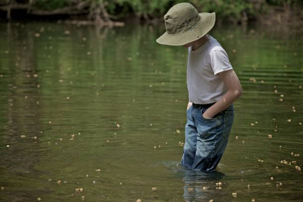 Boy in the creek 2