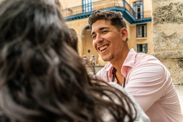 istock Young man talking with his girlfriend outdoors 1683191757
