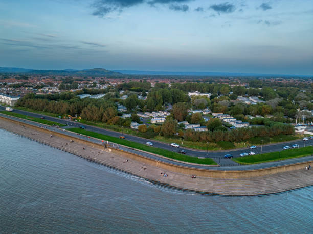 istock Burnham On Sea by drone 1683191770