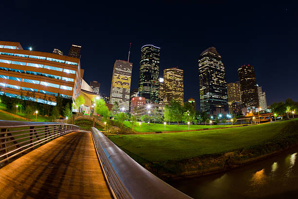 istock Houston Downtown by Night 168321240
