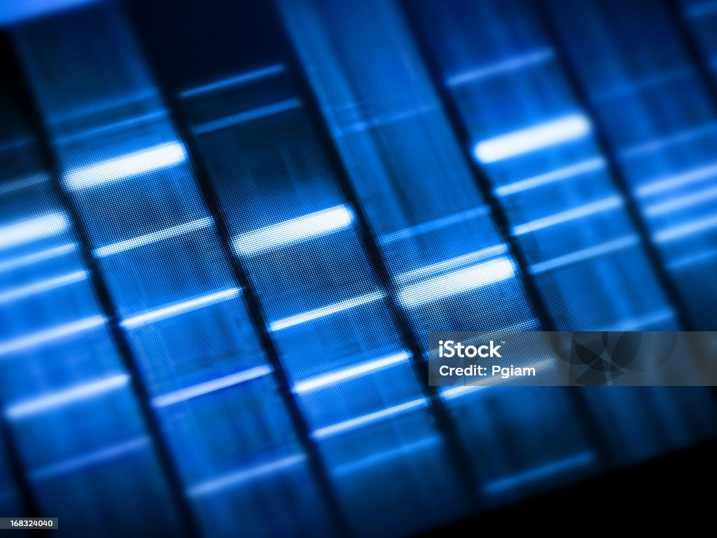 Genetic research at the laboratory DNA test sequence for research and science DNA Stock Photo