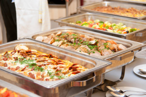 istock buffet from profi-cook with delicious meat variations 168324386