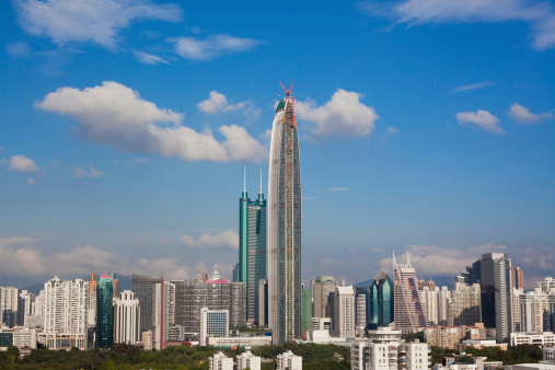 City skyline of Shenzhen, China