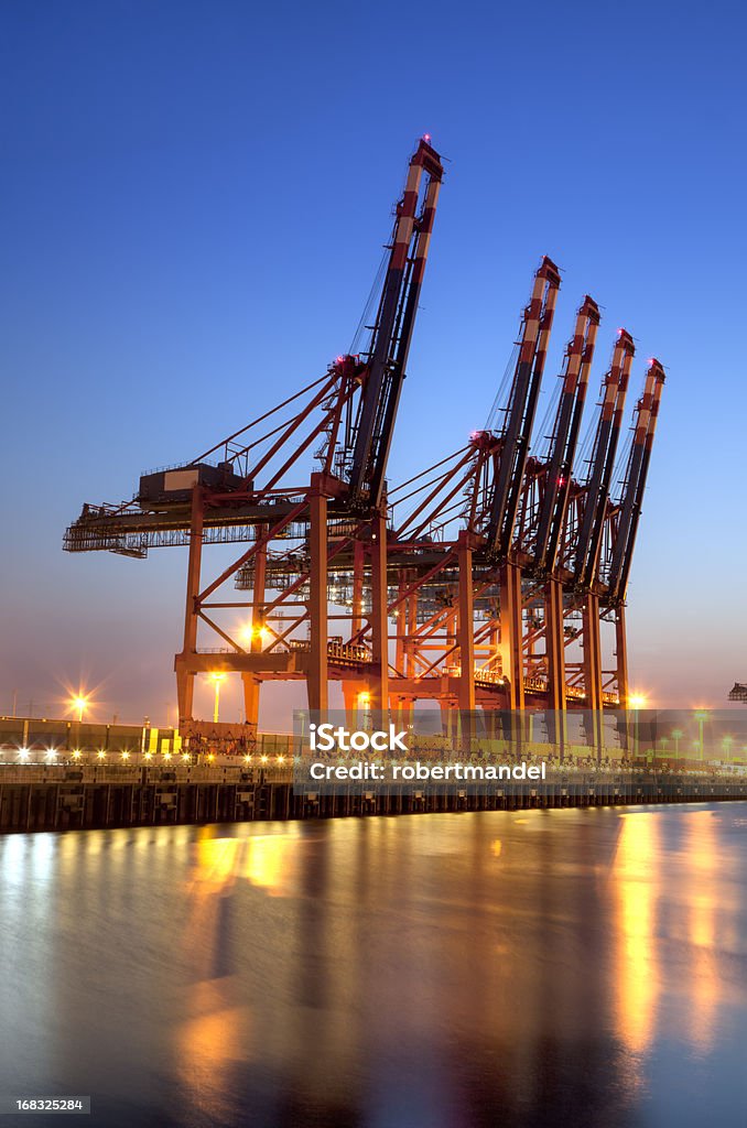 Container Hafen - Lizenzfrei Hafen Stock-Foto