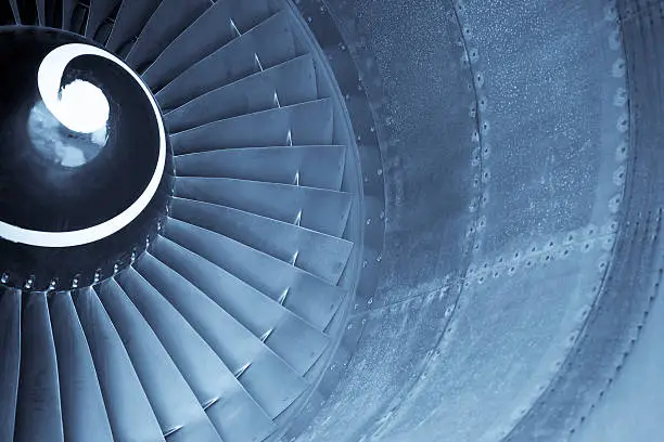 Aircraft jet engine turbine