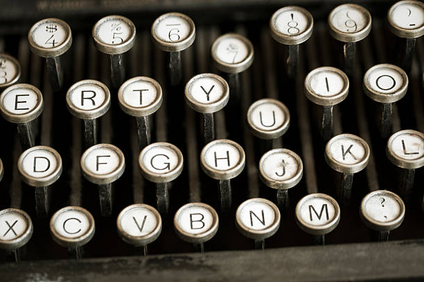 istock Old style typewriter with shallow depth of field 168325435