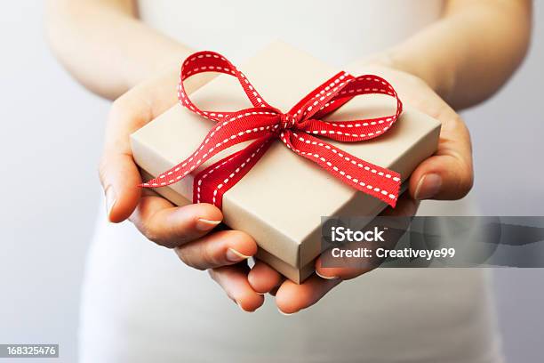 Giving A Gift Stock Photo - Download Image Now - Gift, Giving, Gift Box