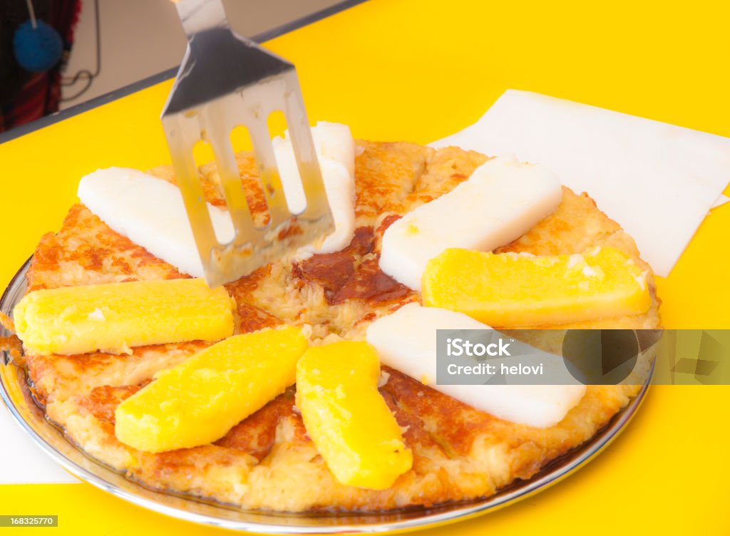 Torta de Polenta com queijo - Foto de stock de Almoço royalty-free