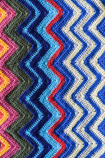 Homemade Colorful Crocheted Pattern