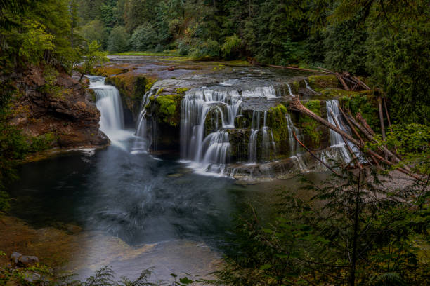 Lower Lewis River Falls in Washington