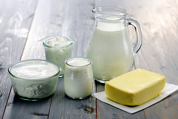istock Dairy Products; milk,cheese,ricotta, yogurt and butter 168343679