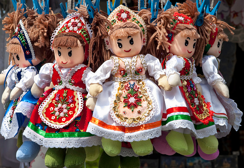 Handmade hungarian dolls for sale. Budapest city Hungary