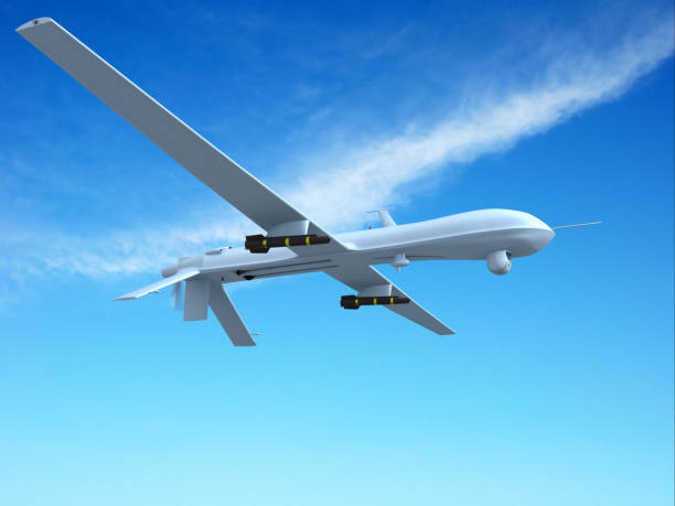 Unmanned Aerial Vehicle (UAV) Unmanned Aerial Vehicle (UAV), also known as Unmanned Aircraft System (UAS). Digitally Generated Image unmanned aerial vehicle stock pictures, royalty-free photos & images