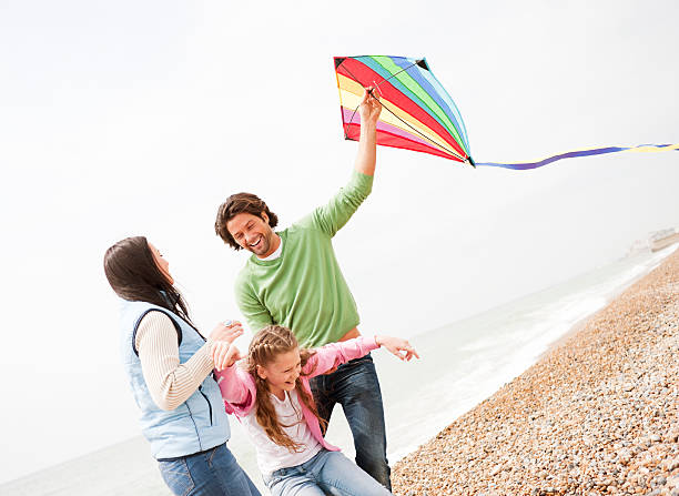 istock Happy Family Day at the Beach 168353201