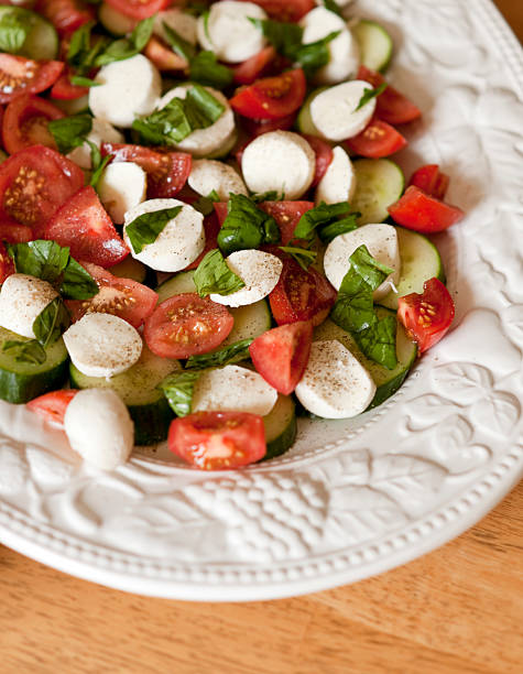 Caprese Salad, Tomatoes, Basil and Bocconcini
