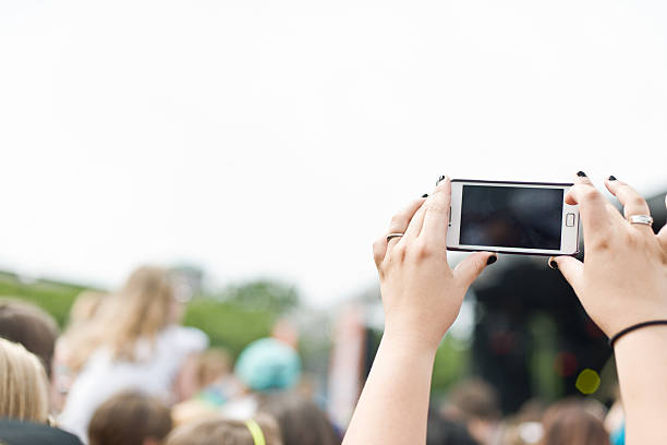 istock Phone Video Camera at Rock Concert 168353518