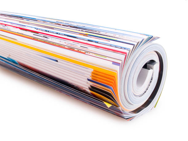 Magazine Roll Up Magazine Rolled rolled up magazine stock pictures, royalty-free photos & images