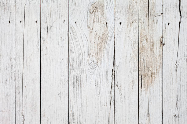istock Old white wooden board background. 168354099