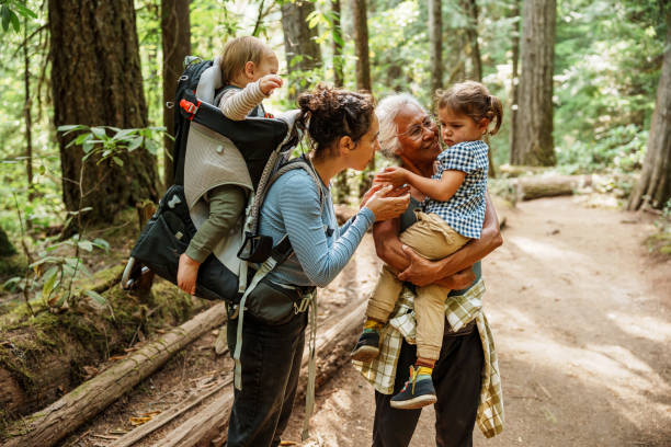 istock Mother comforting preschool age daughter while hiking 1683553010