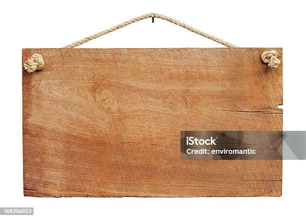 Old Weathered Wood Signboard Background Stock Photo - Download Image Now - Wood - Material, Sign, Plank - Timber