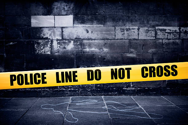 istock Yellow police line on crime scene 168357103