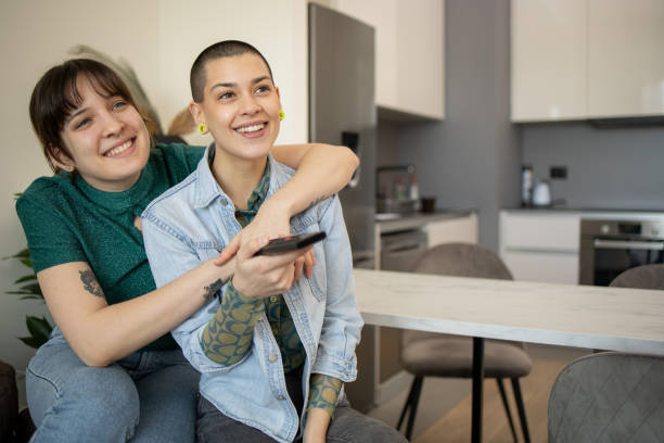 istock Friends are watching TV 1683582721