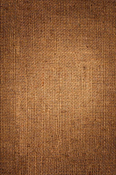 tela ruvida sfondo. - sackcloth textured textured effect burlap foto e immagini stock