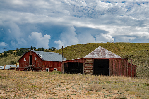 Red Barn at Sunset