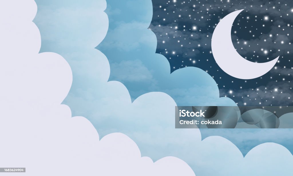 Simple Background Moonlight Moonlight Stock Illustration - Download Image Now - Art, Astronomy ...