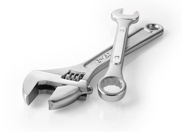 инструменты - wrench isolated equipment work tool стоковые фото и изображения