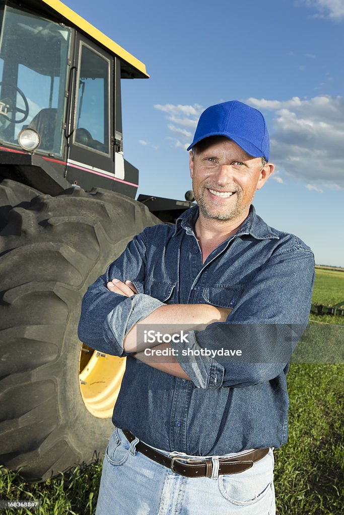 Motorista de trator - Foto de stock de Agricultor royalty-free