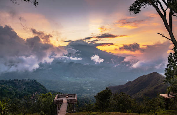 istock Sunset at Mount Agung, Bali 1683697391