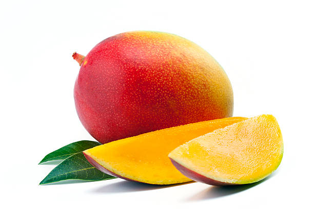 mango - scheibe portion fotos stock-fotos und bilder