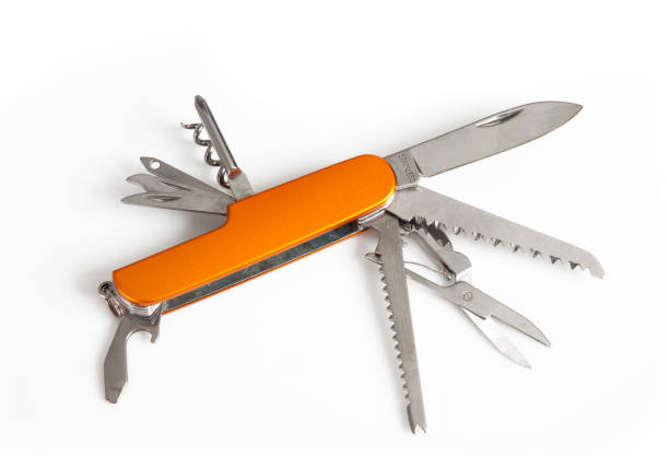 naranja, cortaplumas - penknife fotografías e imágenes de stock