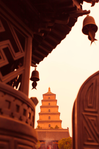 Great Wild Goose Pagoda,xi'an,china