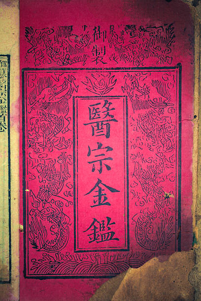 this is very old Chinese traditional herbal medicine ancient book(Golden Mirror of Medicine),from qing dynasty have more than 200 years(maybe 18th century).the book records the use of acupuncture,herbal medicine and book of changes with chinese script.It is preserved complete by one chinese doctor of my grandfather.