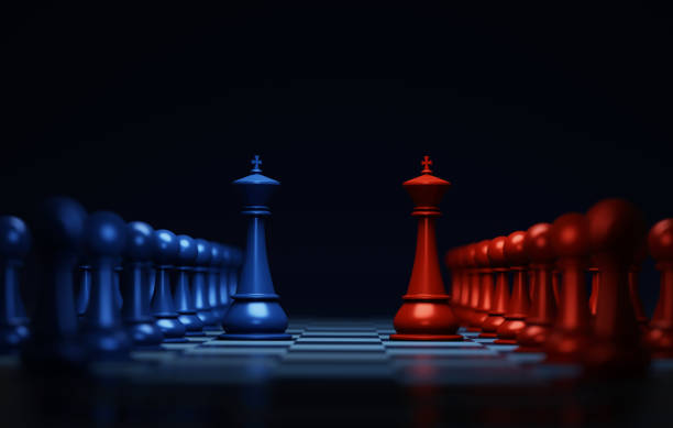 istock Chessboard Confrontation - Leadership and Management Concept. 1683875975