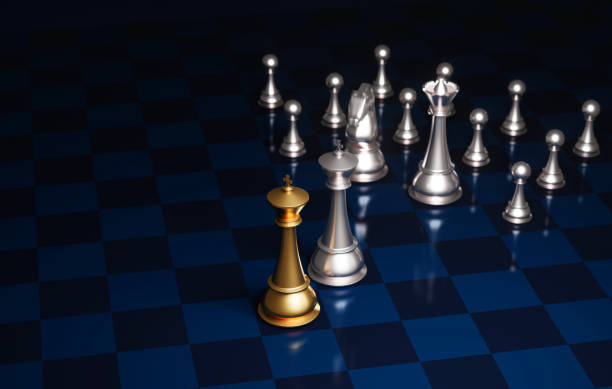 istock Chessboard Confrontation - Leadership and Management Concept. 1683875985