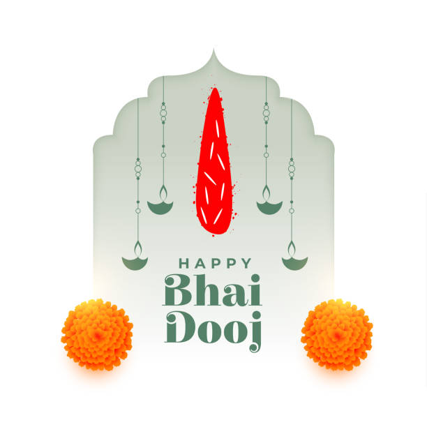 elegant happy bhai dooj greeting background for sibling affection elegant happy bhai dooj greeting background for sibling affection vector bhai tika stock illustrations